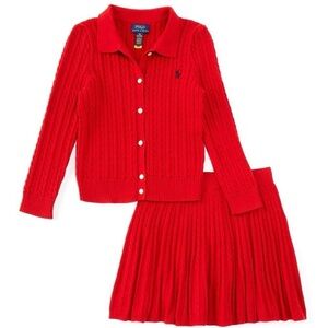 Polo by Ralph Lauren Kids Red Button Down Shirt